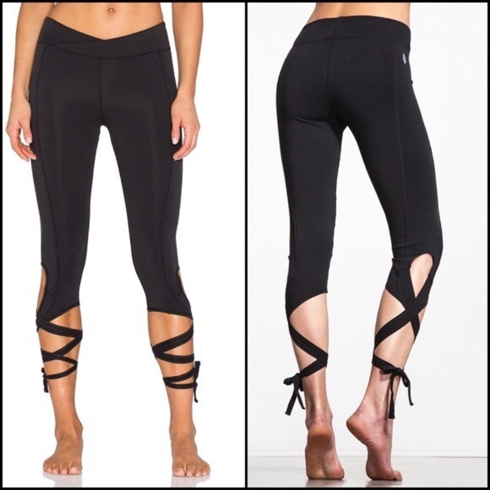 Free People Movement Cropped Tie Leggings